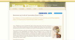 Desktop Screenshot of homovivens.org